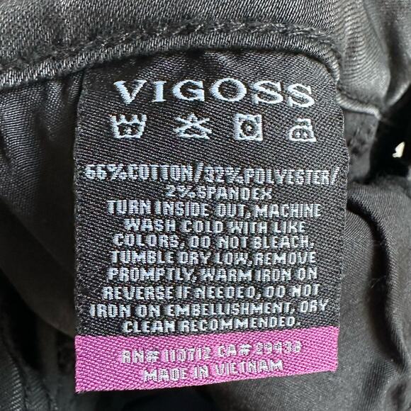 Vigoss Thompson Tomboy Jeans Black - Picture 11 of 11